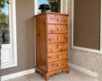 Tall 6-Drawer Dresser DIY Woodworking Plan: Bedroom Storage Cabinet (PDF Download)