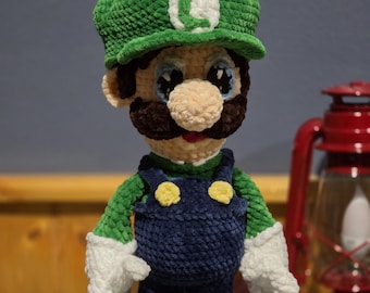 Handmade Crochet Plumber Bro