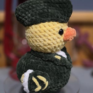 Handmade Crochet Military Ducks Cruise Jeep USAF Airforce Army Navy Marines image 10