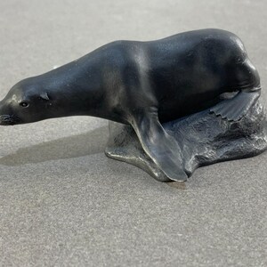 Fine Pewter The Sea Lion by Franklin Mint Signed by Artist R. Berg