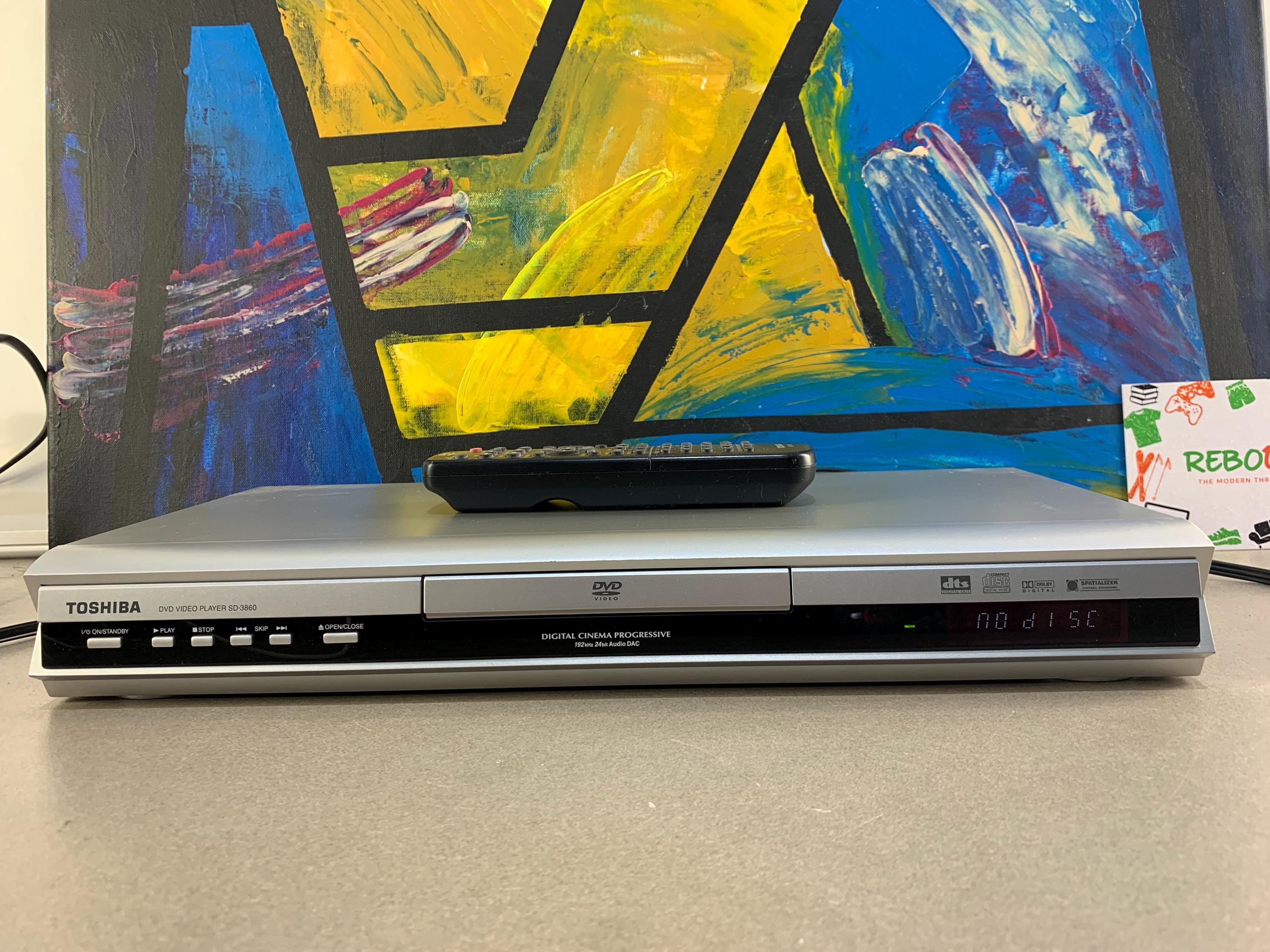 Vintage Toshiba SD-3860 DVD Player | Retro Home Entertainment
