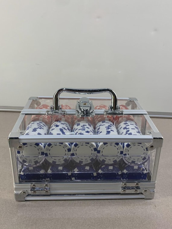 カジノスタイルポーカーセット：チップ600枚、アルミケース、カード