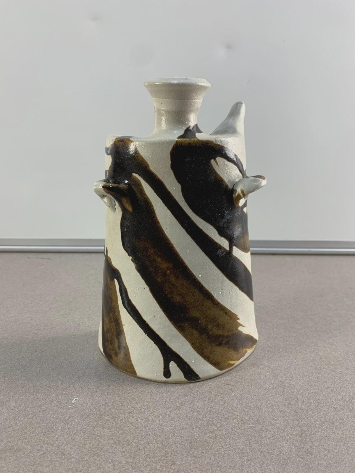 浜田庄司作炻器瓶花瓶：日本の民芸 - Etsy 日本