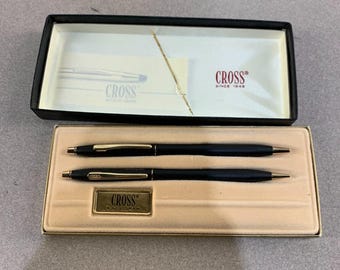 ヴィンテージ クロス ボールペン、14K ゴールドメッキ、1/20