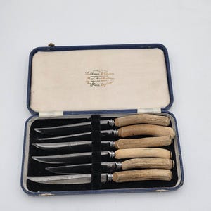 英国latham & owen sheffield englandナイフ 6本 Vintage_British_English_LATHAM