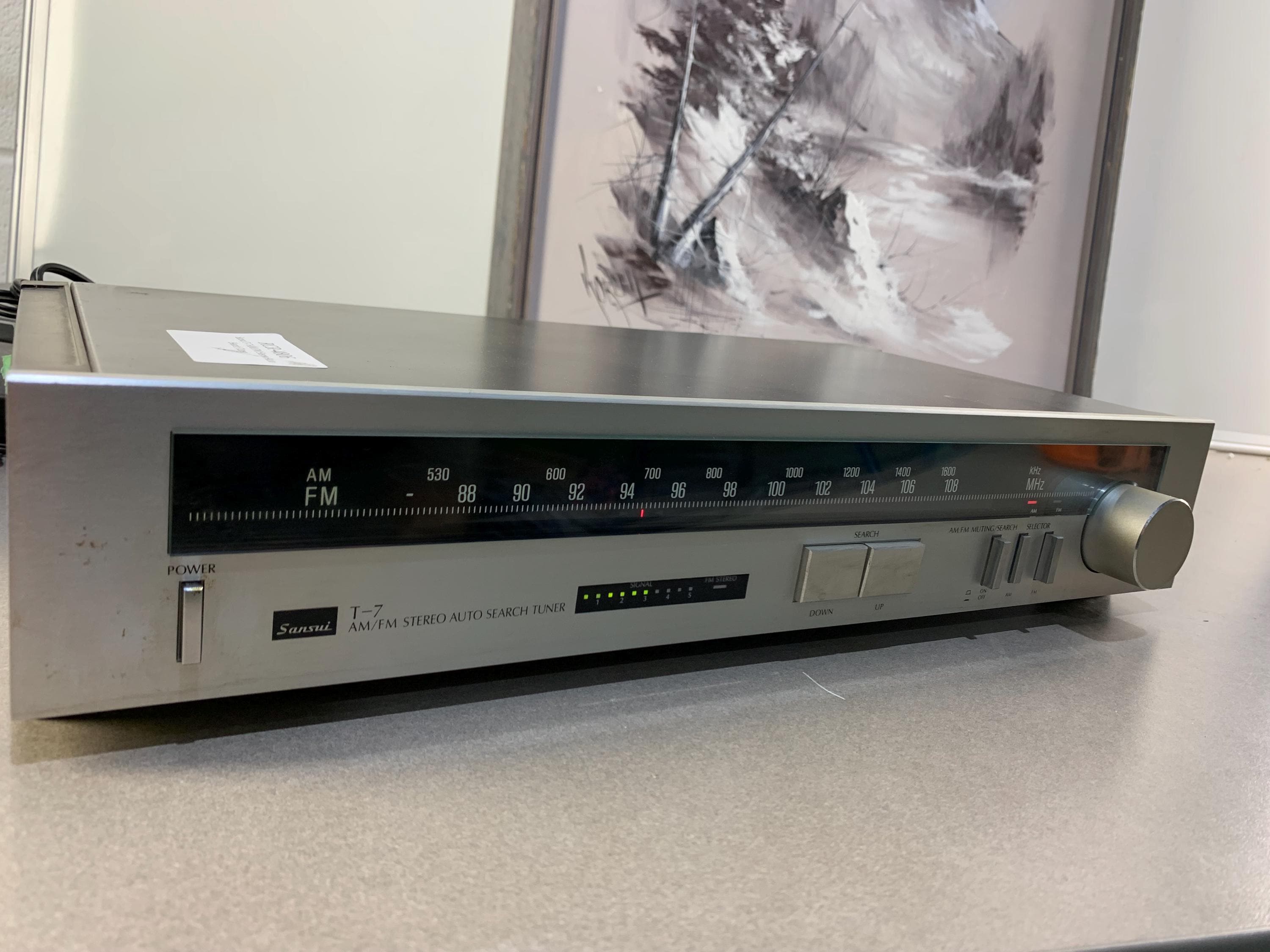 Vintage Sansui T-7 Stereo Tuner: AM/FM Receiver, Japan Hi-fi - Etsy
