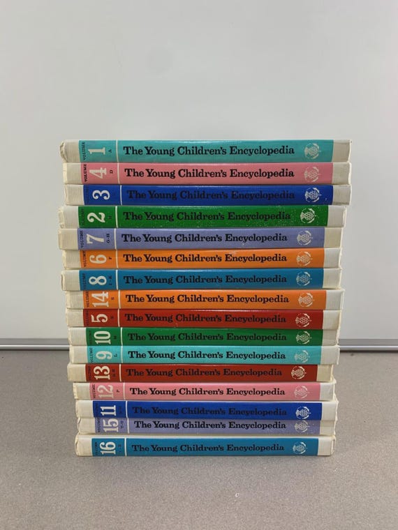 ヴィンテージ児童百科事典：16冊セット、1980年代の教育参考書 - Etsy 日本