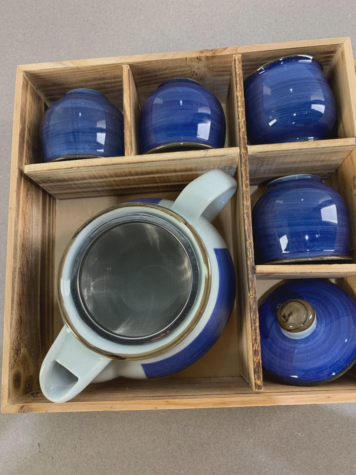 ヴィンテージの日本茶器セット｜伝統的な抹茶碗とカップ｜日本の手作り