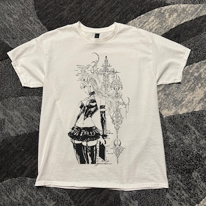 Death Note Inspired Vintage Graphic Tee Anime Gothic Cybersigilism Style