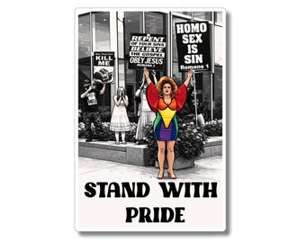 Protest Sticker | Columbus Ohio | Virginia West Pride Sticker | LGBTQ+