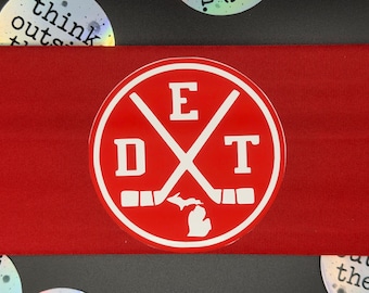 Detroit Hockey Can Cooler | SlapChillz | Handmade Fan Gear