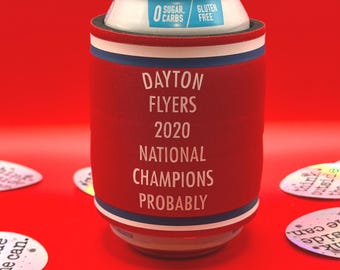 Dayton Flyers 2020 Basketball Can Cooler | Funny Alumni Drink Sleeve