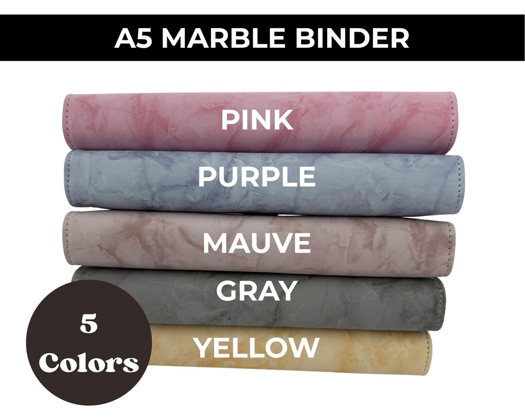 A5 Bullet Journal Binder, 6-ring Planner - Etsy