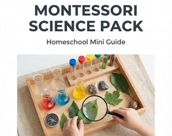Montessori Science Worksheets Phase 2 | Ages 6–8 | Secular Homeschool Science Printable PDF