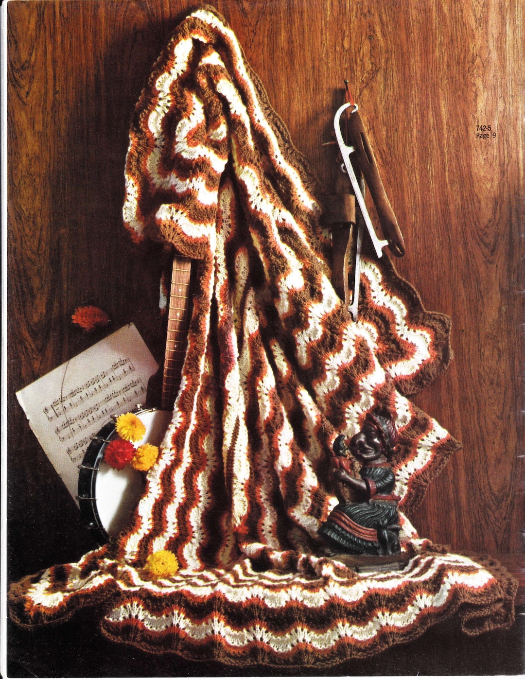 Feather-fan & Ripple - Afghans by Columbia Minerva - DIGITAL PATTERNS ...