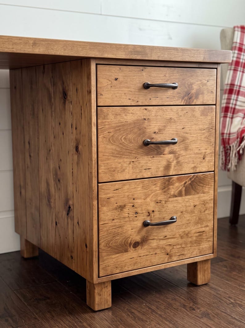 Computer Desktop Se Creen Legs Gaming Desk Plan | DIY Computer Workstation With Drawers PDF | Hairpin ...