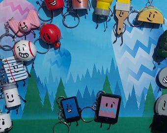 3D Printed Hand Painted Inanimate Insanity Keychains - Custom Character Option
