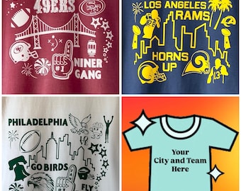 Your Sports Team Stickers Comfort Colors Custom Tshirt