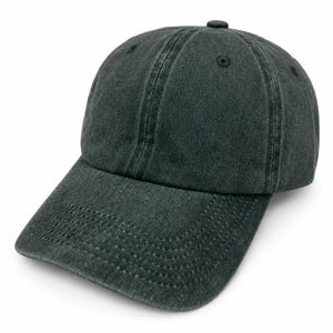 Plain Washed Cotton Dad Hat, Unstructured, Metal Buckle Back, Customizable Unisex Cap