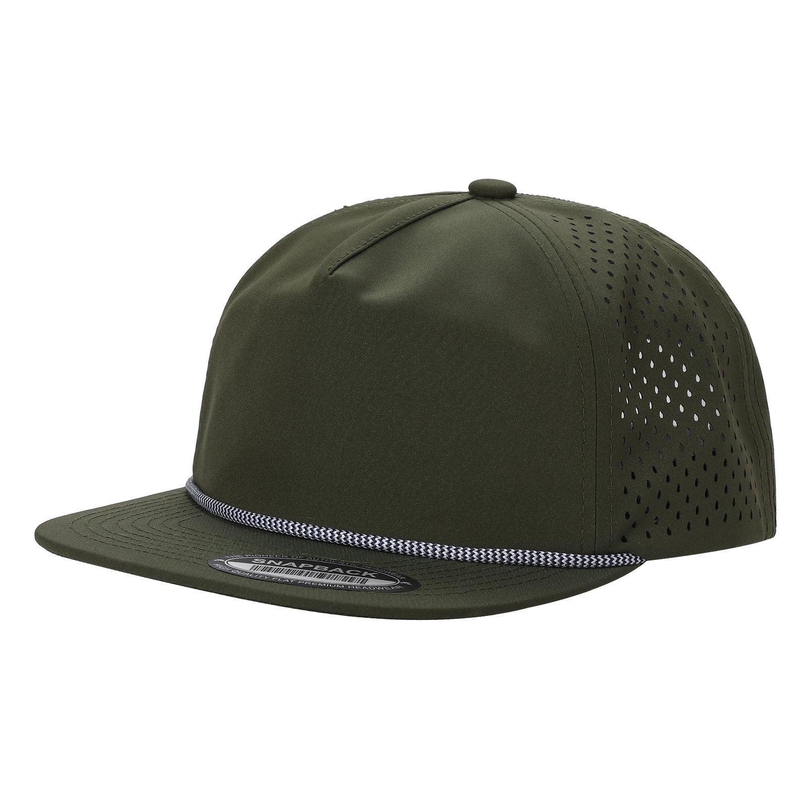 5 Panel Unstructured Golf Cap With Rope in the Front and Adjustable ...