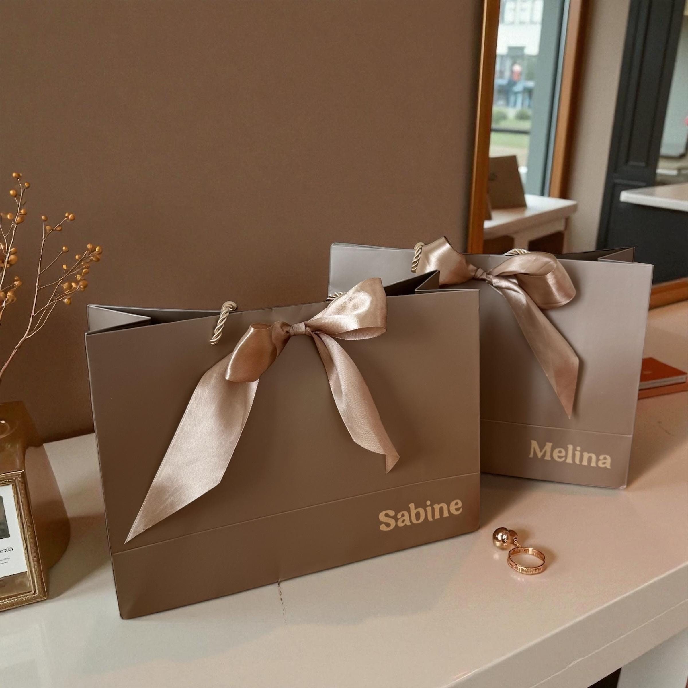 Personalisierte Geschenktüten Party Taschen, Hochzeit Geschenk Taschen, Brautjungfern Geschenke Taschen Lehrer Geschenk Abschlussfeier