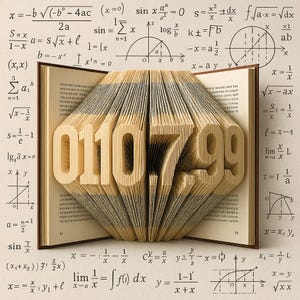 Custom Folded Book Art: Personalized Date & Initials - Handmade Keepsake