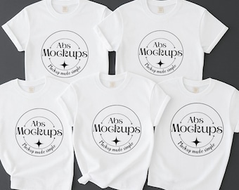 Comfort Colors C1717 Shirt Mockup, C1717 White tshirt Mockup, Aesthetic shirts mockup comfort colors shirt confort color for Print on Demand