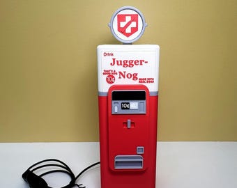 Réplica de Juggernog: Decoración impresa en 3D con pantalla LED opcional