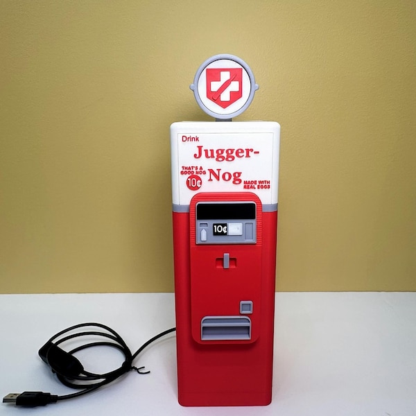 Juggernog Replica: 3D Printed Decor with optional LED display