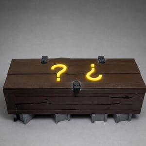 Réplica da Caixa Misteriosa: Impressão 3D com display LED opcional