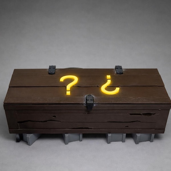 Mystery Box Replica: 3D Printed optional LED display