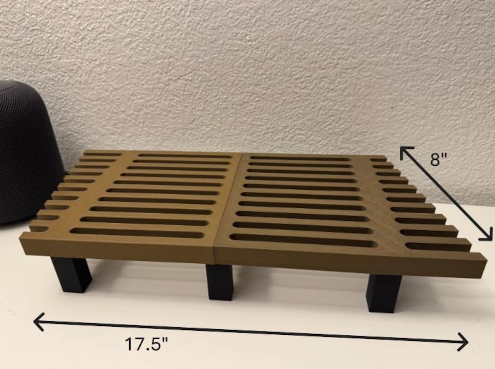 Desk Riser Shelf Setup Monitor Stand Riser | Desk Organizer Shelf | Minimalist Desk Setup - Etsy
