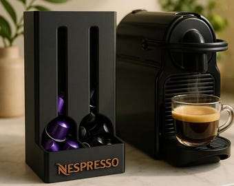 Nespresso Kaffeepad Spender - Moderner Arbeitsplatten Organizer für Küche und Zuhause
