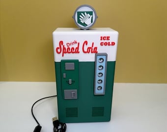 Réplica de la máquina expendedora de Speed Cola Perk: Impresa en 3D con pantalla LED opcional