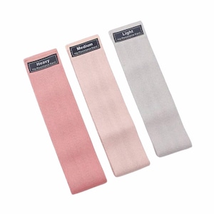 Pilates & Yoga Resistance Bands | Non-Slip Fabric Workout Bands | Cute Fitness Bands for Strength, Stretching and Home Workouts
