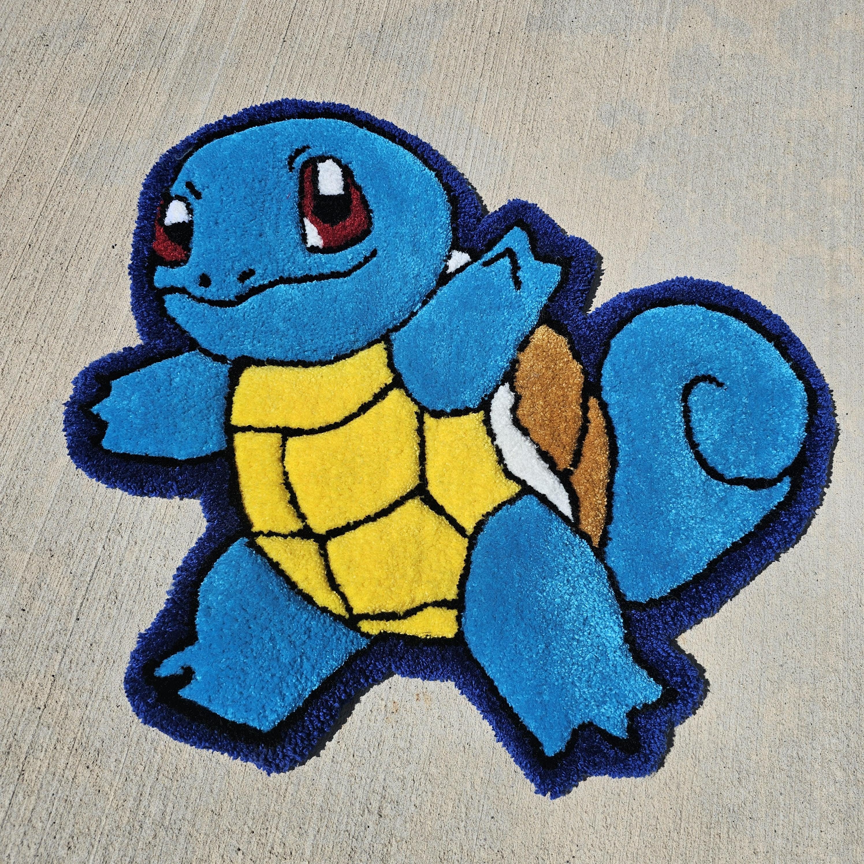 Squirtle Tuft Rug - Etsy