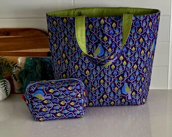 Songbird in Bloom Artisan Tote Bag