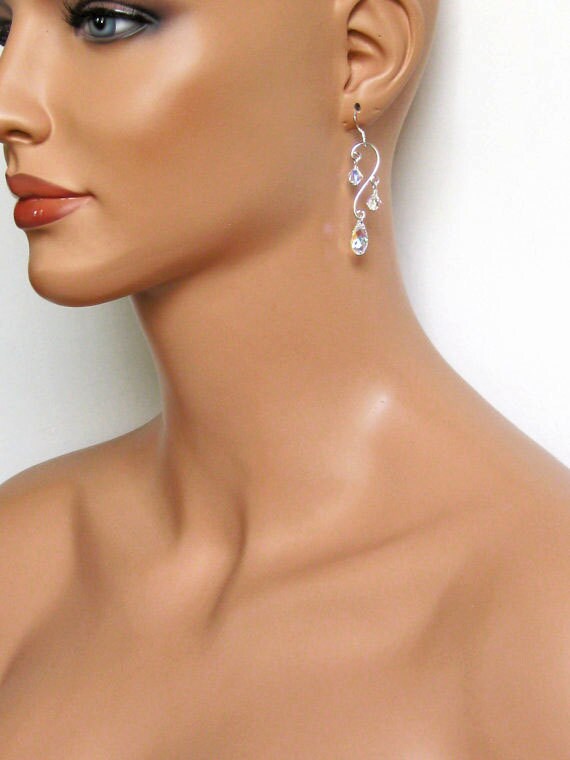 Wedding Jewelry Wedding Earrings Bridal Earrings Bridal | Etsy