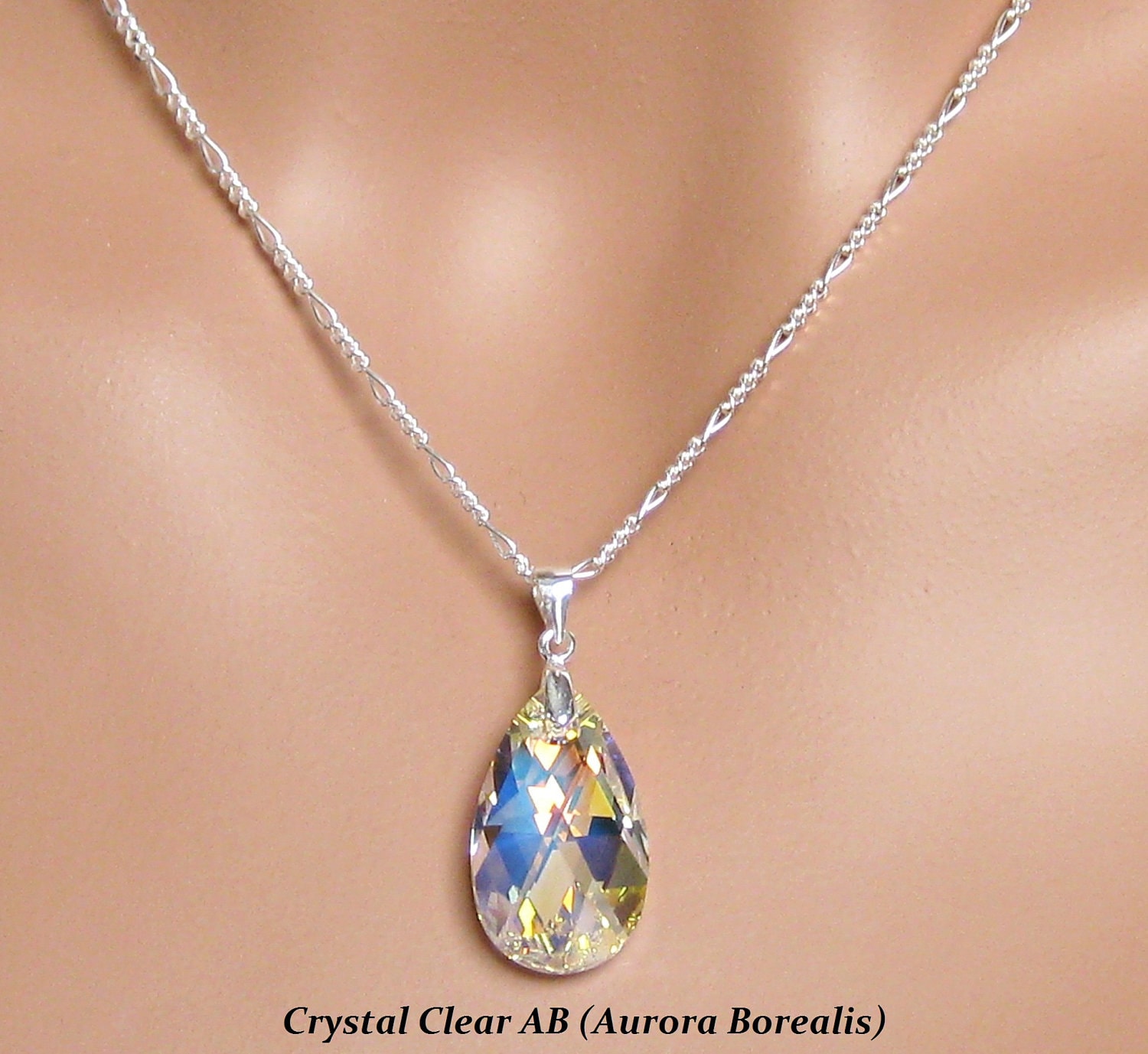 Swarovski teardrop hotsell necklace