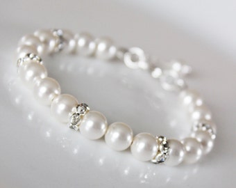 Rhinestone Bridal Necklace Crystal Flower Bridal Jewelry - Etsy