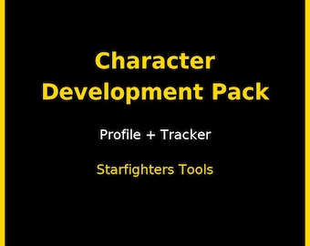 Karaktärsutvecklingspaket | Profil + Arc Tracker-mallar | Skrivarbetsblad i PDF-format