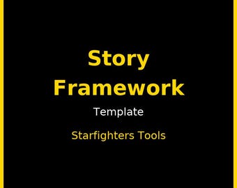 Story Framework Template | Novel and Series Planning PDF | Writing Worldbuilding and Plot Organizer