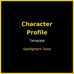 Character Profile Template | Character Development Worksheet | Writing PDF