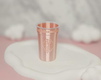 2oz Self-Watering Stenciled Pot (3D Printed)