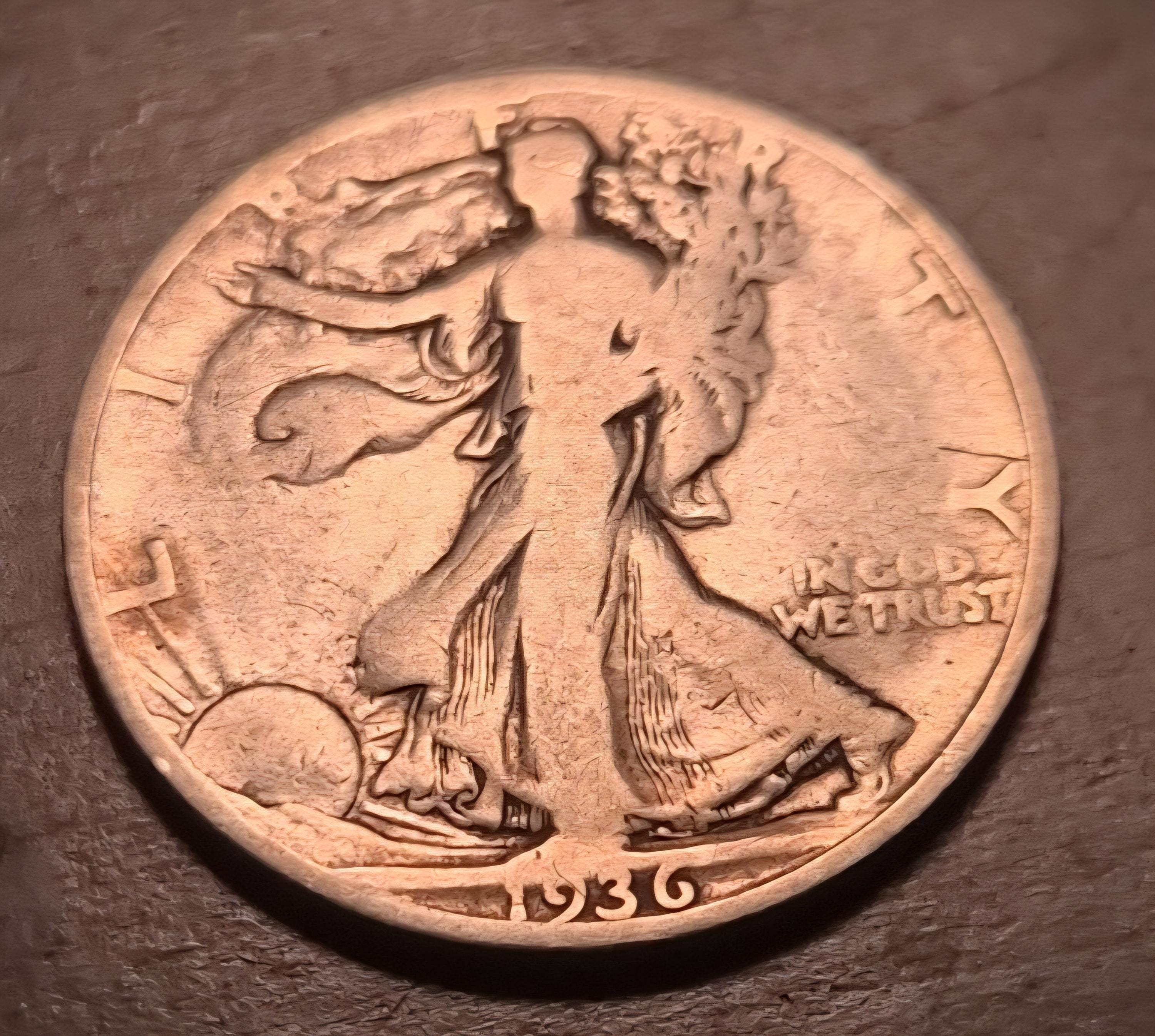 1936 half dollar - Etsy 日本