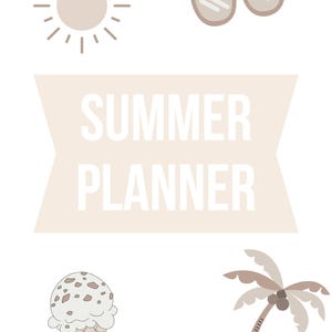 Kids Summer Planner