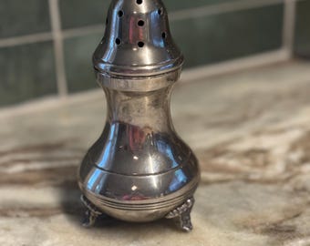 Vintage nickel silver plate sugar shaker