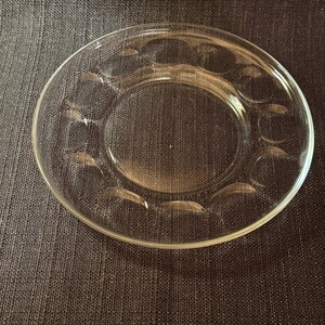 Bandeja vintage de vidrio Pyrex transparente para servir huevos rellenos