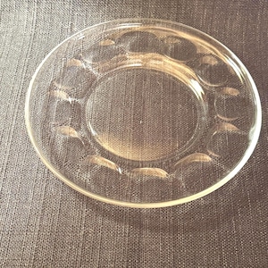 Vintage Pyrex Clear Glass Deviled Egg Serving Platter