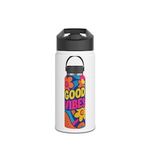 Stainless Steel Water Bottle, Standard Lid